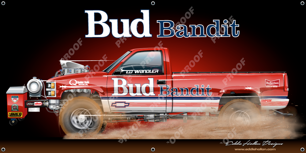 48X24 Shop Banner Bud Bandit