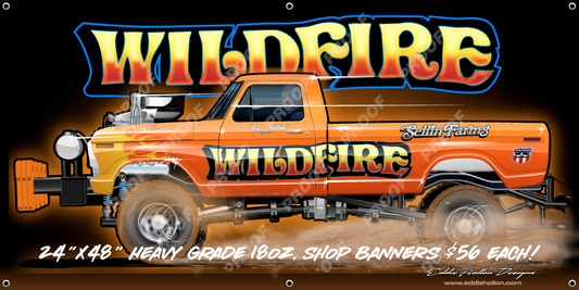 48X24 Shop Banner Wildfire