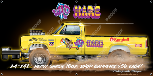 48X24 Shop Banner Wildhare